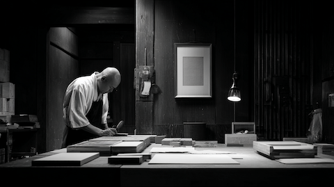 Japanese Workshop Scene